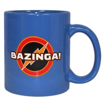 BIG BANG THEORY BLUE MUG WITH BAZINGA LOGO FROM SD TOYS