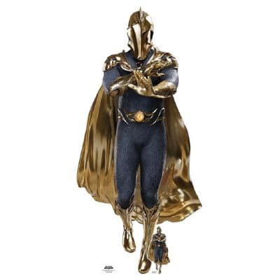 BLACK ADAM DOCTOR FATE WITH CAPE PIERCE BROSNAN LIFE SIZE CARDBOARD CUT OUT