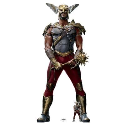 BLACK ADAM HAWKMAN ALDIS HODGE LIFE SIZE CARDBOARD CUT OUT