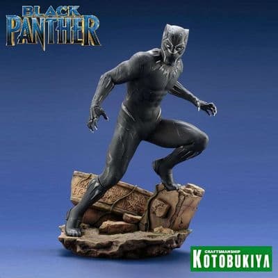 BLACK PANTHER MOVIE 1:6 SCALE BLACK PANTHER ARTFX STATUE FROM KOTOBUKIYA