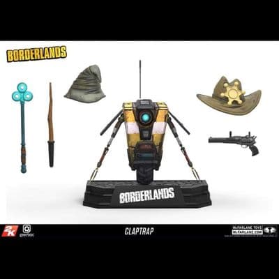BORDERLANDS CLAPTRAP DELUXE BOX SET ACTION FIGURE FROM MCFARLANE TOYS