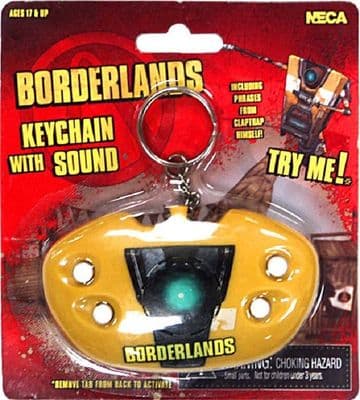 BORDERLANDS VIDEO GAME CONTROLLER KEYCHAIN WITH SOUND FROM NECA