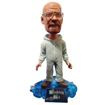 BREAKING BAD WALTER WHITE EXCLUSIVE GLOW IN THE DARK BOBBLEHEAD FROM MEZCO TOYZ