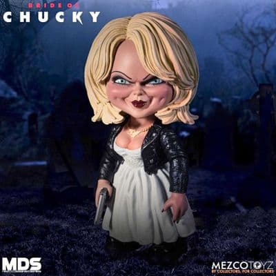 BRIDE OF CHUCKY MDS DELUXE STYLIZED TIFFANY ACTION FIGURE FROM MEZCO TOYZ