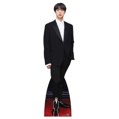BTS BANGTAN BOYS JIN IN WHITE SHIRT LIFE SIZE CARDBOARD CUT OUT