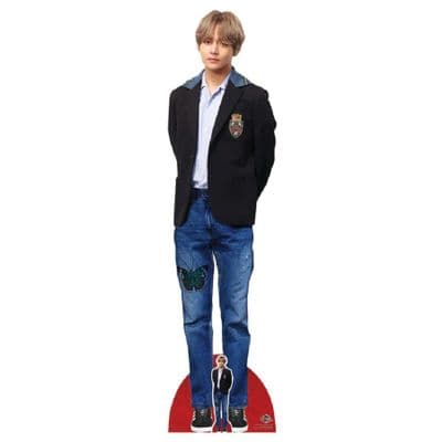 BTS BANGTAN BOYS V IN BLAZER LIFE SIZE CARDBOARD CUT OUT