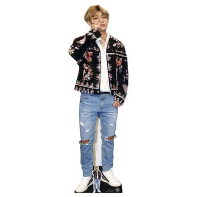 BTS BANGTAN BOYS V WITH HEADBAND LIFE SIZE CARDBOARD CUT OUT