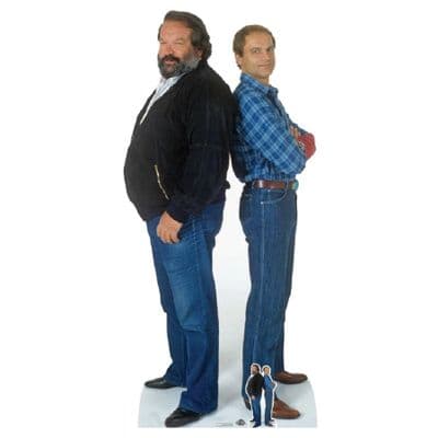 BUD SPENCER AND TERENCE HILL LIFE SIZE CARDBOARD CUT OUT