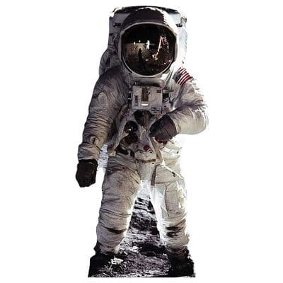 BUZZ ALDRIN ASTRONAUT LIFE SIZE CARDBOARD CUT OUT