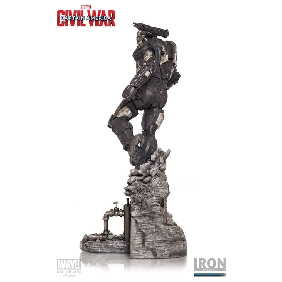 CAPTAIN AMERICA CIVIL WAR 1 4 WAR MACHINE MARK III STATUE FROM IRON STUDIOS