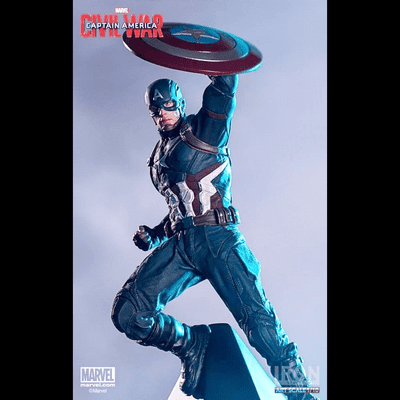 CAPTAIN AMERICA CIVIL WAR CAPTAIN AMERICA 1:10 ART SCALE STATUE FROM IRON STUDIOS
