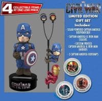 CAPTAIN AMERICA CIVIL WAR: CAPTAIN AMERICA LIMITED EDITION MARVEL GIFT SET FROM NECA