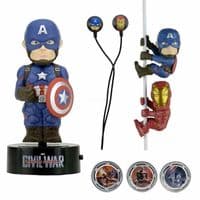 CAPTAIN AMERICA CIVIL WAR: CAPTAIN AMERICA LIMITED EDITION MARVEL GIFT SET FROM NECA