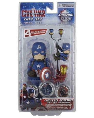 CAPTAIN AMERICA CIVIL WAR: CAPTAIN AMERICA LIMITED EDITION MARVEL GIFT SET FROM NECA