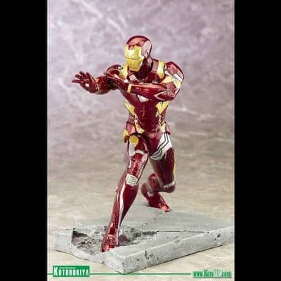 CAPTAIN AMERICA: CIVIL WAR MOVIE IRON MAN MARK 46 ARTFX+ STATUE FROM KOTOBUKIYA