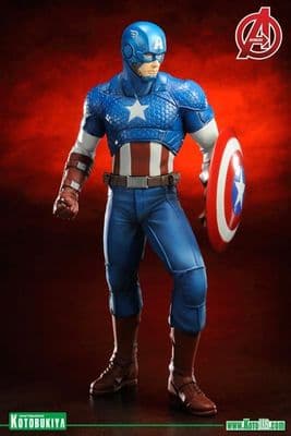 CAPTAIN AMERICA MARVEL COMICS AVENGERS NOW ARTFX+ STATUE FROM KOTOBUKIYA