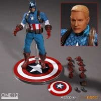 CAPTAIN AMERICA ONE:12 COLLECTIVE ACTION FIGURE FROM MEZCO TOYZ