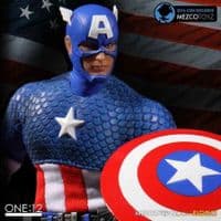 CAPTAIN AMERICA ONE:12 COLLECTIVE DELUXE CLASSIC SDCC EXCLUSIVE ACTION FIGURE FROM MEZCO TOYZ