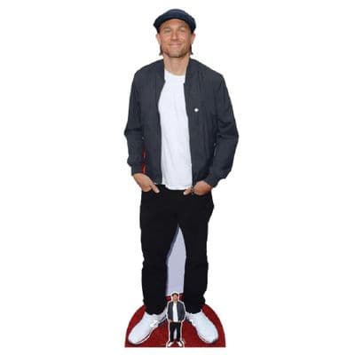 CHARLIE HUNNAM LIFE SIZE CARDBOARD CUT OUT
