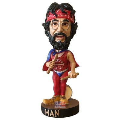 CHEECH AND CHONG (QUITE RARE) UP IN SMOKE CHONG MAN HEAD KNOCKER FROM NECA