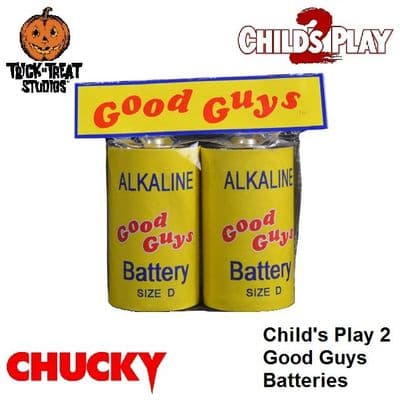 CHILD'S PLAY 2 PROP REPLICA 1:1 GOOD GUYS BATTERIES FROM TRICK OR TREAT STUDIOS