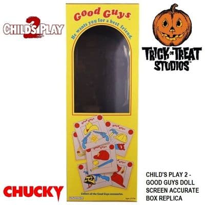 CHILD'S PLAY 2 PROP REPLICA 1:1 GOOD GUYS SCREEN ACCURATE BOX FROM TRICK OR TREAT STUDIOS