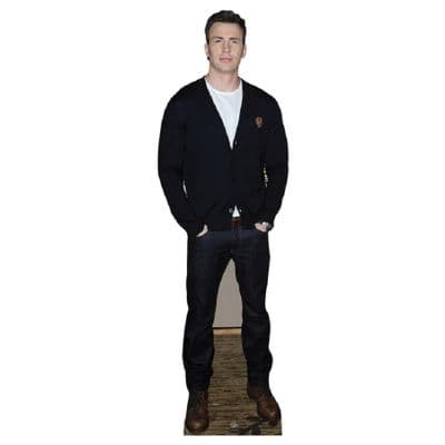 CHRIS EVANS LIFE SIZE CARDBOARD CUT OUT