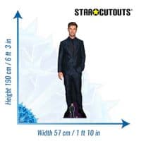 CHRIS HEMSWORTH IN BLUE SUIT LIFE SIZE CARDBOARD CUT OUT