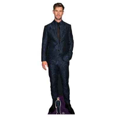 CHRIS HEMSWORTH IN BLUE SUIT LIFE SIZE CARDBOARD CUT OUT