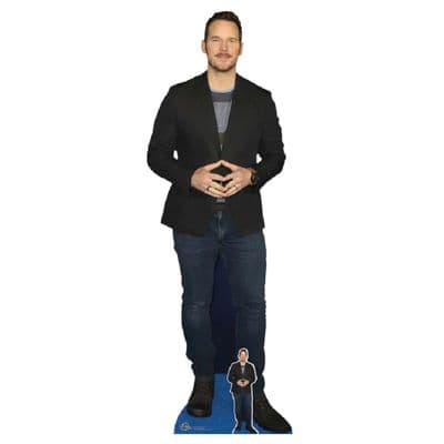 CHRIS PRATT LIFE SIZE CARDBOARD CUT OUT