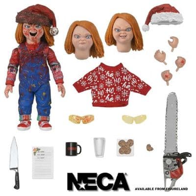 CHUCKY (TV SERIES) HOLIDAY EDITION CHUCKY ULTIMATE 7 INCH SCALE ACTION FIGURE FROM NECA