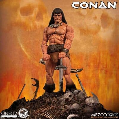 CONAN THE BARBARIAN ONE:12 COLLECTIVE ACTION FIGURE FROM MEZCO TOYZ