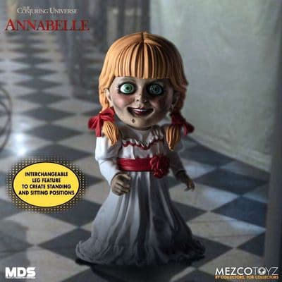 CONJURING UNIVERSE MDS DELUXE STYLIZED ANNABELLE ACTION FIGURE FROM MEZCO TOYZ