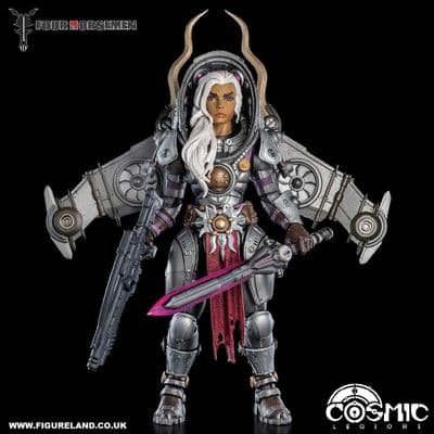 COSMIC LEGIONS MORTAL THORN BOOK ONE ARCH GENERAL HONORA ACTION FIGURE FROM FOUR HORSEMEN STUDIOS