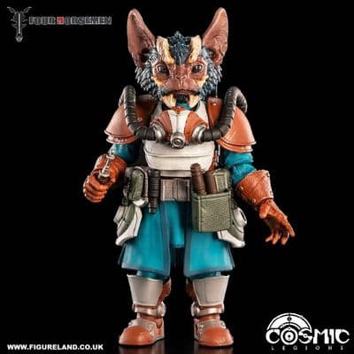 COSMIC LEGIONS MORTAL THORN BOOK ONE DR. ZAJJARII ACTION FIGURE FROM FOUR HORSEMEN STUDIOS