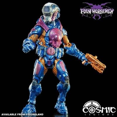 COSMIC LEGIONS OUTPOST ZAXXIUS OPOR-A-TIV83 ACTION FIGURE FROM FOUR HORSEMEN STUDIOS