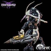 COSMIC LEGIONS OUTPOST ZAXXIUS SPHEXXIAN MINE WORKER DELUXE ACTION FIGURE FROM FOUR HORSEMEN STUDIOS