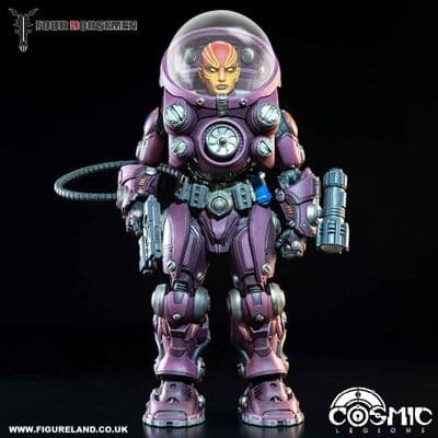 COSMIC LEGIONS OXKREWE BOOK ONE THRAXXON UULARIA SPEER ACTION FIGURE FROM FOUR HORSEMEN STUDIOS