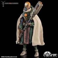 COSMIC LEGIONS OXKREWE BOOK TWO HARROW ZONE JOBARA KEE ACTION FIGURE FROM FOUR HORSEMEN STUDIOS