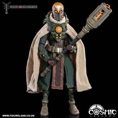 COSMIC LEGIONS OXKREWE BOOK TWO HARROW ZONE JOBARA KEE ACTION FIGURE FROM FOUR HORSEMEN STUDIOS