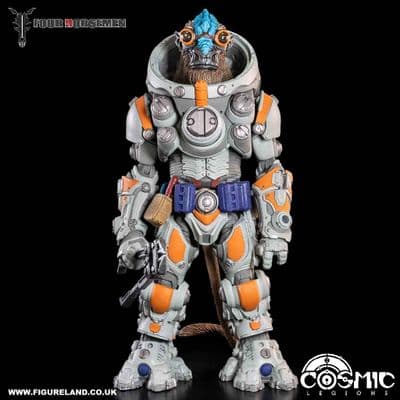 COSMIC LEGIONS OXKREWE BOOK TWO HARROW ZONE KOGG DELUXE ACTION FIGURE FROM FOUR HORSEMEN STUDIOS