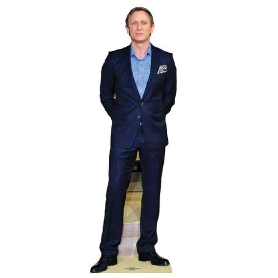 DANIEL CRAIG LIFE SIZE CARDBOARD CUT OUT