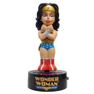 DC COMICS CLASSIC WONDER WOMAN SOLAR POWERED BODY KNOCKER FROM NECA