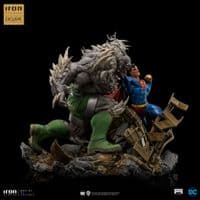 DC COMICS SUPERMAN VS DOOMSDAY BDS ART SCALE 1:10 STATUE EU EXCLUSIVE FROM IRON STUDIOS