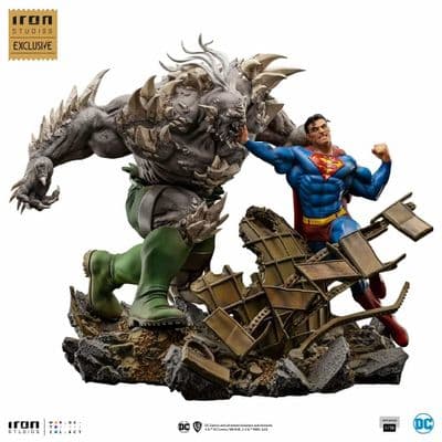 DC COMICS SUPERMAN VS DOOMSDAY BDS ART SCALE 1:10 STATUE EU EXCLUSIVE FROM IRON STUDIOS