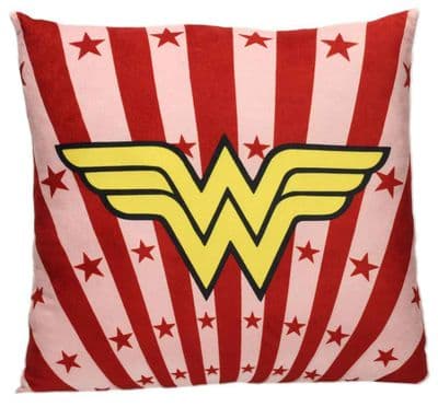 DC COMICS WONDER WOMAN SOFT SQUARE CUSHION WITH SYMBOL FROM SD TOYS