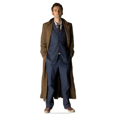 DOCTOR WHO 10TH DOCTOR DAVID TENNANT LIFE SIZE CARDBOARD CUT OUT