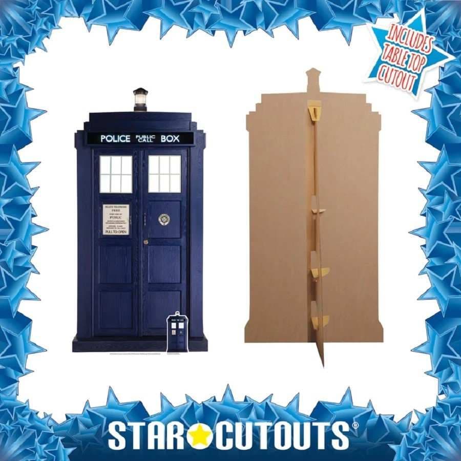 DOCTOR WHO TARDIS CARDBOARD CUT OUT