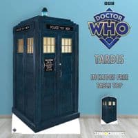 DOCTOR WHO TARDIS POLICE BOX CARDBOARD CUT OUT