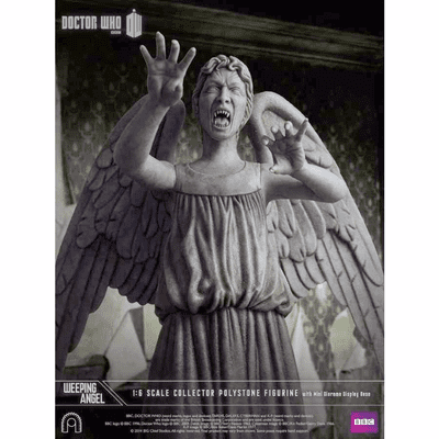 DOCTOR WHO WEEPING ANGEL 1:6 SCALE COLLECTOR POLYSTONE FIGURINE FROM BIG CHIEF STUDIOS